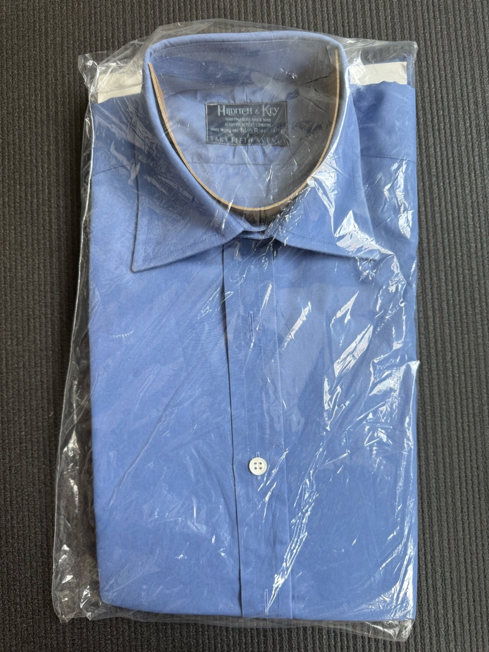 Hilditch & Key Men’s Blue Dress Shirt